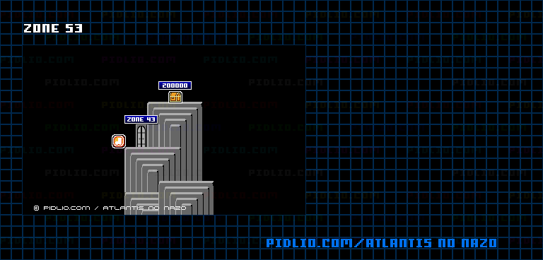 ZONE:53のマップ画像 ／ アトランチスの謎攻略 ─ pidlio.com