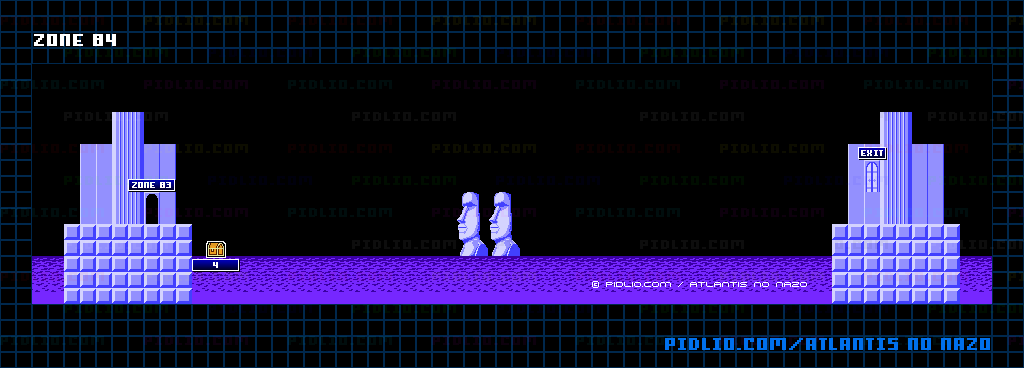 ZONE:84のマップ画像 / アトランチスの謎攻略 ─ pidlio.com