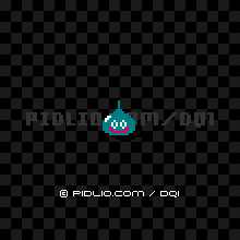 スライムの画像:FC版ドラクエ1の敵・モンスター図鑑 / ドラクエ1攻略