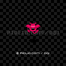 メイジドラキーの画像:FC版ドラクエ1の敵・モンスター図鑑 / ドラクエ1攻略