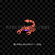 おおさそりの画像:FC版ドラクエ1の敵・モンスター図鑑 / ドラクエ1攻略