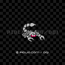 てつのさそりの画像:FC版ドラクエ1の敵・モンスター図鑑 / ドラクエ1攻略