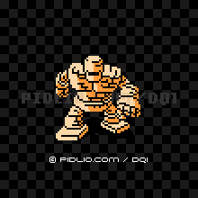 ゴールドマンの画像:FC版ドラクエ1の敵・モンスター図鑑 / ドラクエ1攻略