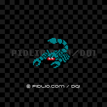 しのさそりの画像:FC版ドラクエ1の敵・モンスター図鑑 / ドラクエ1攻略