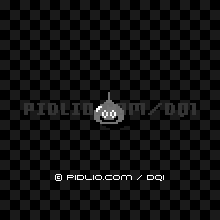 メタルスライムの画像:FC版ドラクエ1の敵・モンスター図鑑 / ドラクエ1攻略