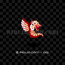 メイジキメラの画像:FC版ドラクエ1の敵・モンスター図鑑 / ドラクエ1攻略