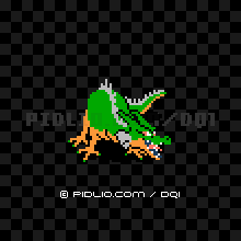 ドラゴンの画像:FC版ドラクエ1の敵・モンスター図鑑 / ドラクエ1攻略