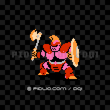 しにがみのきしの画像:FC版ドラクエ1の敵・モンスター図鑑 / ドラクエ1攻略