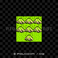 山：FC版ドラクエ1の地形 ／ ドラクエ1攻略