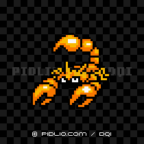 おおさそりの画像:GB版ドラクエ1の敵・モンスター図鑑 / ドラクエ1攻略