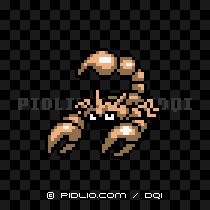 しのさそりの画像:GB版ドラクエ1の敵・モンスター図鑑 / ドラクエ1攻略