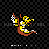 メイジキメラの画像:GB版ドラクエ1の敵・モンスター図鑑 / ドラクエ1攻略