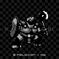 あくまのきしの画像:GB版ドラクエ1の敵・モンスター図鑑 / ドラクエ1攻略