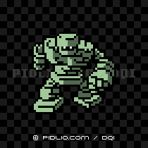 ストーンマンの画像:GB版ドラクエ1の敵・モンスター図鑑 / ドラクエ1攻略