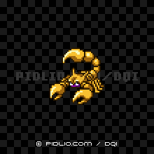 おおさそりの画像：SFC版ドラクエ1の敵・モンスター図鑑 ／ ドラクエ1攻略