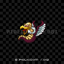 メイジキメラの画像：SFC版ドラクエ1の敵・モンスター図鑑 ／ ドラクエ1攻略