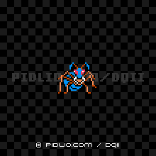 アイアンアントの画像:FC版ドラクエ2の敵・モンスター図鑑 / ドラクエ2攻略