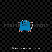 おおねずみの画像:FC版ドラクエ2の敵・モンスター図鑑 / ドラクエ2攻略