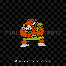 オークの画像：FC版ドラクエ2の敵・モンスター図鑑 ／ ドラクエ2攻略