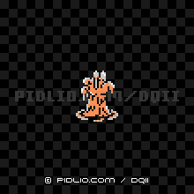 マドハンドの画像：FC版ドラクエ2の敵・モンスター図鑑 ／ ドラクエ2攻略