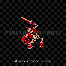 スカルナイトの画像：FC版ドラクエ2の敵・モンスター図鑑 ／ ドラクエ2攻略