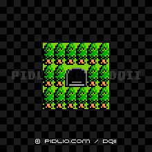 洞窟：SFC版ドラクエ2の地形 ／ ドラクエ1攻略