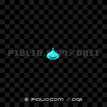 スライムの画像:GB版ドラクエ2の敵・モンスター図鑑 / ドラクエ2攻略