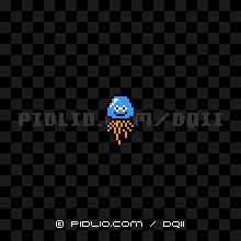 ホイミスライムの画像:GB版ドラクエ2の敵・モンスター図鑑 / ドラクエ2攻略