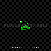 バブルスライムの画像:GB版ドラクエ2の敵・モンスター図鑑 / ドラクエ2攻略