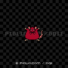 おばけねずみの画像:GB版ドラクエ2の敵・モンスター図鑑 / ドラクエ2攻略