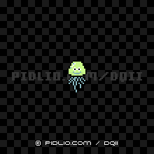 しびれくらげの画像:GB版ドラクエ2の敵・モンスター図鑑 / ドラクエ2攻略