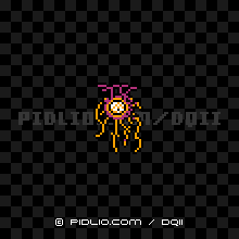 あくまのめだまの画像:GB版ドラクエ2の敵・モンスター図鑑 / ドラクエ2攻略