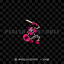 スカルナイトの画像:GB版ドラクエ2の敵・モンスター図鑑 / ドラクエ2攻略