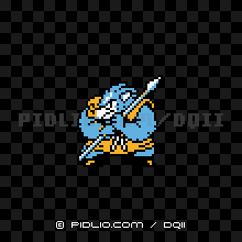 オークキングの画像:GB版ドラクエ2の敵・モンスター図鑑 / ドラクエ2攻略