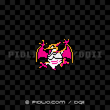 メイジバピラスの画像:GB版ドラクエ2の敵・モンスター図鑑 / ドラクエ2攻略