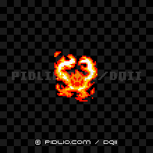 フレイムの画像:GB版ドラクエ2の敵・モンスター図鑑 / ドラクエ2攻略