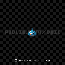 スライムの画像：SFC版ドラクエ2の敵・モンスター図鑑 ／ ドラクエ2攻略