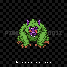 バブーンの画像：SFC版ドラクエ2の敵・モンスター図鑑 ／ ドラクエ2攻略