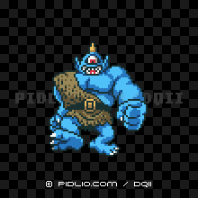 サイクロプスの画像：SFC版ドラクエ2の敵・モンスター図鑑 ／ ドラクエ2攻略