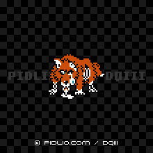 バリイドドッグの画像：FC版ドラクエ3の敵・モンスター図鑑 ／ ドラクエ3攻略