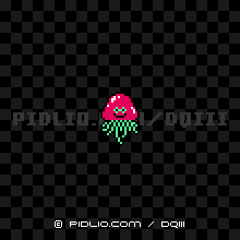 ベホマスライムの画像：FC版ドラクエ3の敵・モンスター図鑑 ／ ドラクエ3攻略