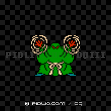 エビルマージの画像：FC版ドラクエ3の敵・モンスター図鑑 ／ ドラクエ3攻略