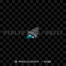 マリンスライムの画像：FC版ドラクエ3の敵・モンスター図鑑 ／ ドラクエ3攻略