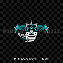 マーマンの画像：FC版ドラクエ3の敵・モンスター図鑑 ／ ドラクエ3攻略