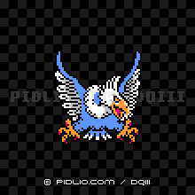 ヘルコンドルの画像：FC版ドラクエ3の敵・モンスター図鑑 ／ ドラクエ3攻略