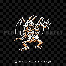 スカルゴンの画像：FC版ドラクエ3の敵・モンスター図鑑 ／ ドラクエ3攻略