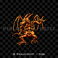 ドラゴンゾンビの画像：FC版ドラクエ3の敵・モンスター図鑑 ／ ドラクエ3攻略