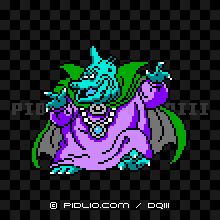 バラモスブロスの画像：FC版ドラクエ3の敵・モンスター図鑑 ／ ドラクエ3攻略