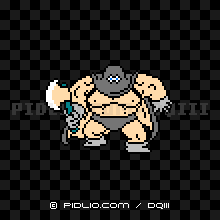 オルテガ（FC）の画像：FC版ドラクエ3の敵・モンスター図鑑 ／ ドラクエ3攻略