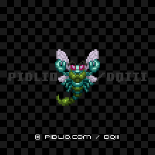 キラービーの画像：SFC版ドラクエ3の敵・モンスター図鑑 ／ ドラゴンクエスト3攻略